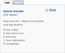 Projects Search Building a SmartList